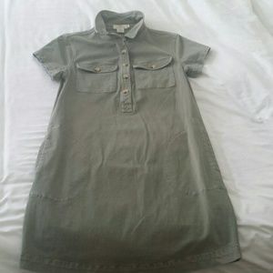 Green vinyard vines "utility" dress